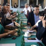 01.09.2019. Sandomierz. Panel dyskusyjny na temat polskich jabłek / Grażyna Szlęzak-Wójcik / Radio Kielce