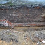 22.10.2019. Ostrowiec Świętokrzyski. Fundamenty Pałacu Wielopolskich w Częstocicach / Kamil Kaptur / Muzeum Historyczno-Archeologiczne w Ostrowcu Świętokrzyskim