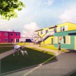 08.10.2019 Kielce. Domy socjalne pomiędzy ulicami 1 Maja i Łódzką, tzw. Jeziorany / Miejski Zarząd Budynków Kielce