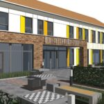 Wizualizacja Ośrodka Rozwoju Społecznego i Przedsiębiorczości w Chęcinach / Urząd Gminy i Miasta Chęciny