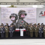 05.10.2019. Warszawa. Przysięga elewów służby przygotowawczej. Przemawia Mariusz Błaszczak - Minister Obrony Narodowej / Marzena Mąkosa