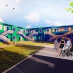 08.10.2019 Kielce. Domy socjalne pomiędzy ulicami 1 Maja i Łódzką, tzw. Jeziorany / Miejski Zarząd Budynków Kielce