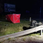 26.10.2019 Magonie. Tragiczny wypadek na drodze wojewódzkiej nr 754 / KPP w Ostrowcu Świętokrzyskim / OSP Bałtów