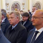 05.10.2019 Kałków. XXIII Pielgrzymka Sekcji Krajowej Hutnictwa NSZZ Solidarność. Na zdjęciu (od lewej): senator Jarosław Rusiecki i wiceminister Piotr Wawrzyk / Jarosław Rusiecki - facebook