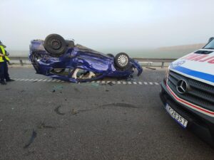 26.10.2019 Mierzawa. Wypadek na drodze krajowej nr 7 / OSP KSRG Mierzawa