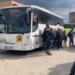 10.10.2019 Chmielnik. Kontrola autokarów szkolnych / Monika Miller / Radio Kielce