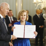 24.10.2019. Warszawa. Uroczystość wręczenia nowym posłom zaświadczeń o wyborze do Sejmu - na zdjęciu: Anna Krupka - Prawo i Sprawiedliwość / Jarosław Kubalski / Radio Kielce