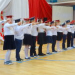 03.10.2019. Bałtów. Oficjalne otwarcie nowej szkoły. Ślubowanie dzieci z klas pierwszych / Emilia Sitarska / Radio Kielce