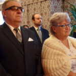 26.10.2019. Ostrowiec Świętokrzyski. Uroczystość wręczenia medali za długoletnie pożycie małżeńskie. . Na zdjęciu Bogusław i Teodozja Winiarscy / Emilia Sitarska / Radio Kielce