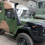 01.10.2019 Starachowice. Wizyta wiceministra Wojciecha Skurkiewicza w firmie Autobox. Honker / Anna Głąb / Radio Kielce