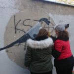 30.10.2019 Suchedniów. Akcja malowania murali / Anna Głąb / Radio Kielce