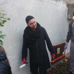 30.10.2019 Suchedniów. Akcja malowania murali / Anna Głąb / Radio Kielce