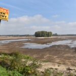 15.10.2019. Sielpia. Zbiornik w Sielpi bez wody / Magdalena Galas-Klusek / Radio Kielce