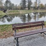 29.10.2019. Końskie. Odnowiony staw przy ulicy Browarnej / Magdalena Galas-Klusek / Radio Kielce