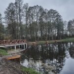 29.10.2019. Końskie. Odnowiony staw przy ulicy Browarnej / Magdalena Galas-Klusek / Radio Kielce