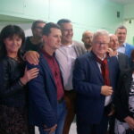 13.10.2019. Kielce. Wybory parlamentarne. Sztab wyborczy Polskiego Stronnictwa Ludowego. Ogłoszenie wstępnych wyników wyborów / Robert Szumielewicz / Radio Kielce