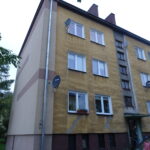 08.10.2019 Ostrowiec Świętokrzyski. Ewakuacja części bloku mieszkalnego przy ulicy Kopernika / Emilia Sitarska / Radio Kielce