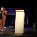 01.10.2019 Jędrzejów. Inauguracja roku akademickiego na Uniwersytecie Trzeciego Wieku. Na zdjęciu: Anna Pańtak - prezes Jędrzejowskiego Uniwersytetu Trzeciego Wieku / Ewa Pociejowska-Gawęda / Radio Kielce