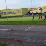 20.10.2019. Jędrzejów. Zaplecze sportowe przy Szkole Podstawowej nr 4 / Ewa Pociejowska-Gawęda / Radio Kielce