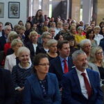 15.10.2019. Jędrzejów. Dzień Edukacji Narodowej.  Na zdjęciu: (od lewej): Marcin Piszczek - burmistrz Jędrzejowa, Agata Wojtyszek - wojewoda świętokrzyski i Kazimierz Mądzik - świętokrzyski kurator oświaty / Ewa Pociejowska-Gawęda / Radio Kielce