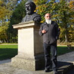 19.10.2019. Nagłowice. Obchody 450. rocznicy śmierci Mikołaja Reja z Nagłowic. II Zjazd Rodziny Reyów. Na zdjęciu: Ludwik Rey z Pełkiń koło Jarosławia. / Ewa Pociejowska-Gawęda / Radio Kielce