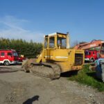 22.10.2019. Borszowice. Pożar składowiska odpadów komunalnych / Ewa Pociejowska-Gawęda / Radio Kielce