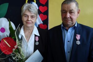 24.10.2019 Sobków. Jubileusz złotych i diamentowych godów. Zofia Michno i Andrzej Michno / Ewa Pociejowska-Gawęda / Radio Kielce