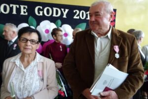 24.10.2019 Sobków. Jubileusz złotych i diamentowych godów. Marta Włodarczyk i Kazimierz Włodarczyk / Ewa Pociejowska-Gawęda / Radio Kielce