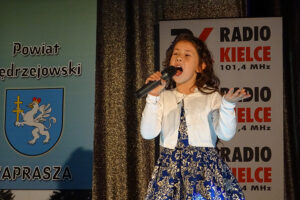 26.10.2019. Małogoszcz. XVII Ogólnopolski Festiwal Piosenki Dzieci i Młodzieży „Nad Wierną Rzeką” / Ewa Pociejowska-Gawęda / Radio Kielce