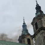 29.10.2019. Jędrzejów. Ćwiczenia straży pożarnej w Opactwie Cystersów / Ewa Pociejowska-Gawęda / Radio Kielce