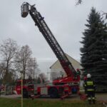 29.10.2019. Jędrzejów. Ćwiczenia straży pożarnej w Opactwie Cystersów / Ewa Pociejowska-Gawęda / Radio Kielce