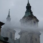 29.10.2019. Jędrzejów. Ćwiczenia straży pożarnej w Opactwie Cystersów / Ewa Pociejowska-Gawęda / Radio Kielce