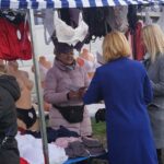 06.10.2019 Miedziana Góra. Wiceminister Anna Krupka zachęcała do aktywnego udziału w głosowaniu / Michał Kita / Radio Kielce