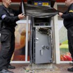 02.10.2019. Kielce. Włamanie do bankomatu przy ulicy Jana Nowaka-Jeziorańskiego  / Piotr Kwaśniewski / Radio Kielce