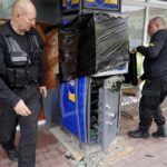 02.10.2019. Kielce. Włamanie do bankomatu przy ulicy Jana Nowaka-Jeziorańskiego  / Piotr Kwaśniewski / Radio Kielce