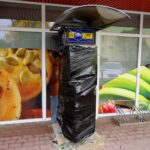 02.10.2019. Kielce. Włamanie do bankomatu przy ulicy Jana Nowaka-Jeziorańskiego  / Piotr Kwaśniewski / Radio Kielce