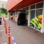 02.10.2019. Kielce. Włamanie do bankomatu przy ulicy Jana Nowaka-Jeziorańskiego  / Piotr Kwaśniewski / Radio Kielce