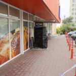 02.10.2019. Kielce. Włamanie do bankomatu przy ulicy Jana Nowaka-Jeziorańskiego  / Piotr Kwaśniewski / Radio Kielce