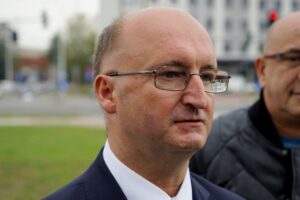 02.10.2019. Kielce. Konferencja wiceministra Piotra Wawrzyka. Na zdjęciu: Piotr Wawrzyk - wiceminister spraw zagranicznych / Piotr Kwaśniewski / Radio Kielce