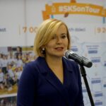 03.10.2019. Kielce. SKSon Tour w Hali Legionów w Kielcach. Na zdjęciu: Anna Krupka - wiceminister sportu i turystyki / Piotr Kwaśniewski / Radio Kielce