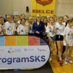 03.10.2019. Kielce. SKSon Tour w Hali Legionów w Kielcach. Na zdjęciu (w środku): Anna Krupka - wiceminister sportu i turystyki / Piotr Kwaśniewski / Radio Kielce