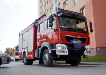 03.10.2019. Kielce. Zapłon gazu w piecyku gazowym w wieżowcu przy ulicy Warszawskiej / Piotr Kwaśniewski / Radio Kielce