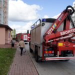 03.10.2019. Kielce. Zapłon gazu w piecyku gazowym w wieżowcu przy ulicy Warszawskiej / Piotr Kwaśniewski / Radio Kielce