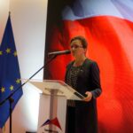 08.10.2019. Kielce. Seminarium "Świętokrzyskie Dla Europy - 15 lat Polski w Unii Europejskiej". Na zdjęciu: Agata Wojtyszek - wojewoda świętokrzyski / Piotr Kwaśniewski / Radio Kielce