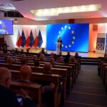 08.10.2019. Kielce. Seminarium "Świętokrzyskie Dla Europy - 15 lat Polski w Unii Europejskiej" / Piotr Kwaśniewski / Radio Kielce