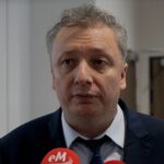 09.10.2019. Kielce. Otwarcie Centrum Komunikacji Medialnej i Informacji Naukowej UJK. Na zdjęciu: Sebastian Skuza - wiceminister nauki i szkolnictwa wyższego / Piotr Kwaśniewski / Radio Kielce