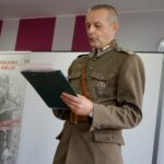 10.10.2019. Kielce. Rozstrzygnięcie konkursu historycznego „Klub Odkrywców”. Na zdjęciu: Dionizy Krawczyński - prezes Stowarzyszenia Rekonstrukcji Historycznych "Jodła" / Piotr Kwaśniewski / Radio Kielce