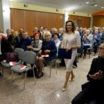 10.10.2019. Kielce. Podsumowanie kampanii wyborczej wojewody Agaty Wojtyszek. Na zdjęciu (w środku): Agata Wojtyszek - wojewoda świętokrzyski / Piotr Kwaśniewski / Radio Kielce