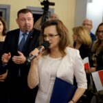 10.10.2019. Kielce. Podsumowanie kampanii wyborczej wojewody Agaty Wojtyszek. Na zdjęciu: Agata Wojtyszek - wojewoda świętokrzyski / Piotr Kwaśniewski / Radio Kielce