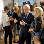 16.10.2019. Kielce. Otwarcie wystawy „Pozwólcie mi być sobą. Historia życia Anne Frank”. Na zdjęciu (w środku): / Piotr Kwaśniewski / Radio Kielce